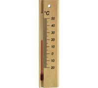 TFA Dostmann Analoges Innenthermometer aus Buche Thermomètre bois 12.1053.05