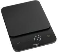 TFA Dostmann BROWNIE Balance de cuisine numérique numérique numérique Plage de pesée (max.)=5000 g noir 130 x 180 x 20