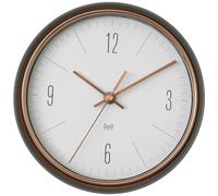 Horloge murale TFA Dostmann 60.3547.10 radiopiloté(e) 22.3 cm x 7 cm gris, cuivre