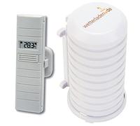 TFA Dostmann Émetteur thermo-hygromètre de rechange pour météo directe, 30,3155, blanc, L 39 (51) x l 21 (46) x H 129 (135) mm, RH 1-99 % - Température -39,9 - +59 °C, avec boîtier de protection