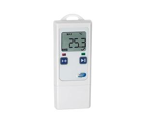 TFA Dostmann Enregistreur de données numérique LOG40, 31.1065.02, température/capteur externe, MAX/MIN/AVG, alarme, mémoire pour 40 000 enregistrements, interface USB, sortie PDF, blanc