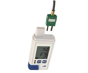 TFA Dostmann Enregistreur de données pour température et humidité LOG210 TC, 31.1061.02, mémoire pour 60 000 ensembles de données, interface USB, sortie PDF, certificat ISO, blanc