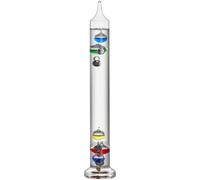 TFA Dostmann Thermomètre analogique Galileo Galilei 18.1018 à liquide en verre 28 cm coloré 18–26°C