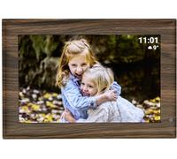 TFA Dostmann FRAMEO App Cadre photo numérique Wi-Fi 25.7 cm 10.1 pouces 1280 x 800 Pixel 32 GB bois (foncé), noir