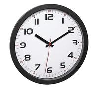 TFA Dostmann Horloge Murale 60.3050.01 à Quartz 305 mm x 305 mm x 38 mm Noir