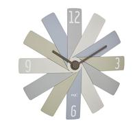 TFA Dostmann Horloge Murale analogique Design dans la boîte 60.3020.30, avec système d'emboîtement, Mouvement Silencieux, Longue durée de Vie de la Batterie, Horloge à Quartz, Horloge de Salon,