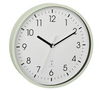 TFA Dostmann Horloge Murale analogique Radio-pilotée, 60.3550.04, Moderne Montre, pour Bureau, Maison, Cadeau, Menthe