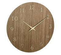 TFA Dostmann Horloge murale 60.3072.23 à quartz analogique bois foncé 298x41x298 mm