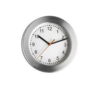 TFA DOSTMANN HORLOGE MURALE GRIS METAL