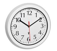 TFA Dostmann Horloge murale Outdoor radiopilotée 30 cm - piscine/salle de bain, blanc
