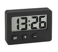 Horloge de table à quartz TFA Dostmann 60-2013-01 noir