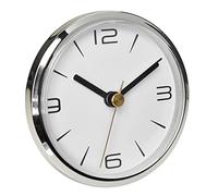 Horloge radiopilotée TFA Dostmann 60.3543.02 radiopiloté(e) 90 mm x 36 mm chrome (brillant) à encastrer