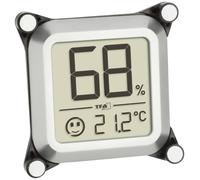 TFA Dostmann Humidore Thermo-hygromètre argent 30.5056.54