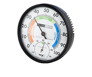 TFA Dostmann Klimatest 45.2030.12 Hygromètre à cheveux synthétique Noir