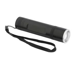TFA Dostmann Lampe de poche LED Lumatic Extreme, 43.2029, avec CREE LED portée d'éclairage de 200m, étanche aux éclaboussures, boîtier en aluminium, noir