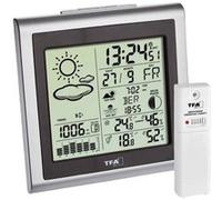 TFA Dostmann LARGO 35.1145.54 Station météo radiopilotée Prévisions météorologiques 12 heures Nombre de capteurs max. 3 Blanc