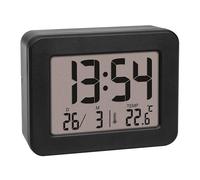 TFA Dostmann 60.2044.01 à quartz Réveil noir Heures de réveil 1