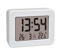 TFA Dostmann 60.2044.02 à quartz Réveil blanc Heures de réveil 1