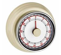 TFA Dostmann Minuteur à œufs 38.1037.09, mouvement à remontage sans piles, alarme, rétro Beige