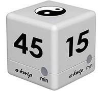 TFA Dostmann Minuteur numérique Cube 38.2032, chronomètre, minuteur de yoga, 6 x 6 x 6 cm, modèle spécial « Yin-Yang »