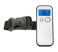 TFA Dostmann Pèse-Bagage numérique jusqu'à 40 kg - 50 3000 - Contrôle du Poids des Bagages - Fonction Tare - avec rétroéclairage - Batterie Incluse - Gris