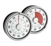 TFA-Dostmann 38.1028.10 réveille-matin Noir, Gris