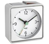 Réveil à quartz TFA Dostmann 60.1013.54 argent Fluorescent aiguilles