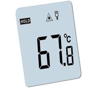 TFA Dostmann Ray Light 31.1143.13 Thermomètre infrarouge numérique avec mesure sans contact de la température de surface, conforme à HACCP, durée de mesure inférieure à 1 seconde, noir/orange