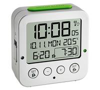 Réveil radiopiloté(e) TFA Dostmann 60.2528.54 argent