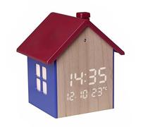 TFA Dostmann Réveil numérique Maison Enfants, 60.2046.06, Heure/Date/température intérieure, avec Fonction veilleuse, idéal dans Le Couloir/l'entrée/la Chambre d'enfant, écran Invisible, coloré