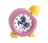 TFA Dostmann Réveil pour Enfants Hü-ü-ü, 60.1011.12, avec hennissement de Cheval, Symbole du Cheval, Rose