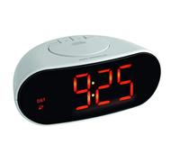 Réveil radiopiloté(e) TFA Dostmann 60.2505 gris clair