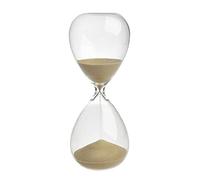 TFA Dostmann Sablier decortif 15 Minutes, 18.6009.53.90, Verre, Sable doré, Accessoire d'intérieur, idée Cadeau, minuteur, déco, Or
