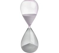 TFA Dostmann - Sablier minuteur 30 minutes 18.6010.02.40, verre et sable, gris-rose