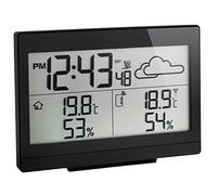 Station météo radiopilotée numérique TFA Dostmann 35.1135.01 noir