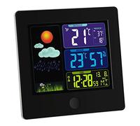 TFA Dostmann Sun Station météo sans fil, 35.1133.01 Prévisions météorologiques avec écran couleur Contrôle du climat intérieur, noir