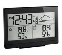 Station météo radiopilotée numérique TFA Dostmann 35.1135.01 noir