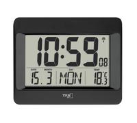 TFA Dostmann TFA Funk Uhr schwarz