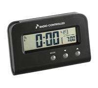 TFA Dostmann TFA Funk-Wecker Batteriebetrieb schwarz