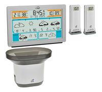 TFA Dostmann TFA.me ID-02 35.8100.54.79 Station météo sans fil avec prévisions météorologiques professionnelles par Wetter.com de 3 à 6 jours, portail en ligne, 2 capteurs extérieurs sans fil, avec