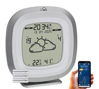 TFA Dostmann TFA.me ID-03 Station météo Wi-Fi 35.8101 - Prévisions météo professionnelles par Wetter.com 4 jours - Avec portail en ligne, température et humidité à l'intérieur - Avec fonction
