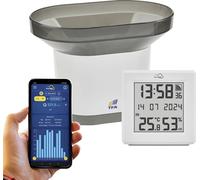 TFA Dostmann TFA.me Starter Set mit WLAN Gateway und Regensender Pluviomètre blanc 35.8111.02