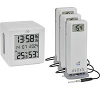 TFA Dostmann TFA.me Starter Set WLAN Gateway ID-01 mit 3 Sendern ID-A3 Thermomètre numérique radiopiloté blanc 35.8104.02