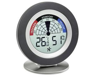 TFA Dostmann Thermo-hygromètre avec appli Mobile Weatherhub SmartHome System Cossy Radar Anthracite