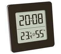 TFA Dostmann Thermomètre et hygromètre digital 30.5038.01 G avec horloge et alarme