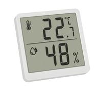 TFA Dostmann Thermo-hygromètre numérique intérieur, 30.5059.02, thermomètre d'ambiance, pour Le contrôle du Climat intérieur, à Poser/à Fixer au Mur, Appareil de Mesure de humidité dans Maison, Blanc
