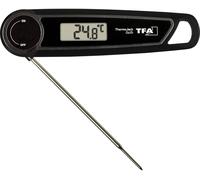 TFA Dostmann Thermomètre à viande numérique 30.2035.01 – cuisson rapide, IP65, pointe inox, noir