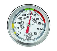 TFA Dostmann Thermomètre de barbecue analogique 14.1029 – gril/smoker/four acier inoxydable