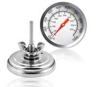 TFA Dostmann Thermomètre analogique pour gril, fumoir et four, sonde de température pour espace de cuisson jusqu’à 1000°C, acier inoxydable, remplacement thermomètre four barbecue universel