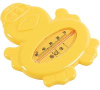 TFA Dostmann Thermomètre de bain analogique pour bébés, 14.3017.05, convient aux enfants/personnes âgées, surveille la température de l'eau du bain, également pour les piscines/bains à remous, rouge
